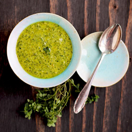 Lemon Thyme Pesto Vinaigrette