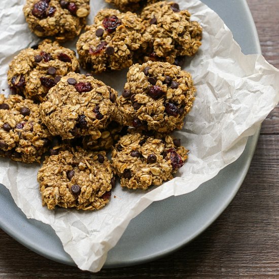 Sunbutter Banana Cookies