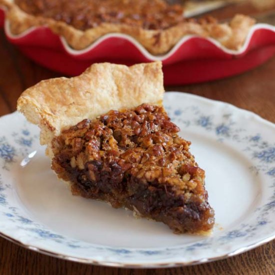 Chocolate Pecan Bourbon Pie