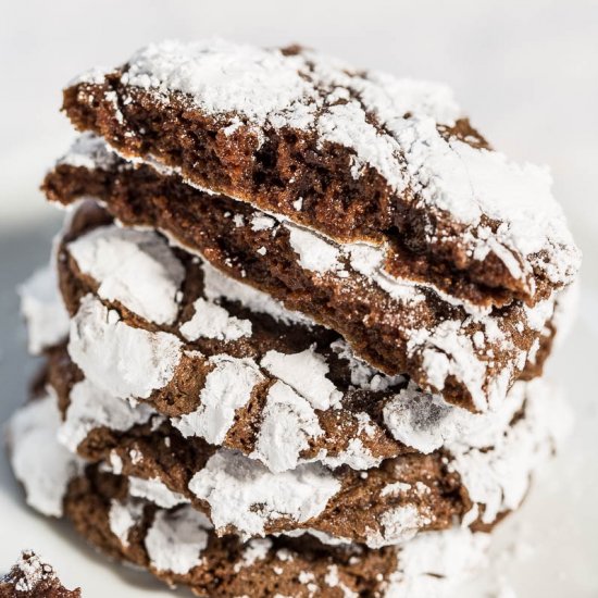 Chocolate Crinkle Cookies