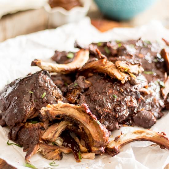 SLOW COOKER BBQ RIBS