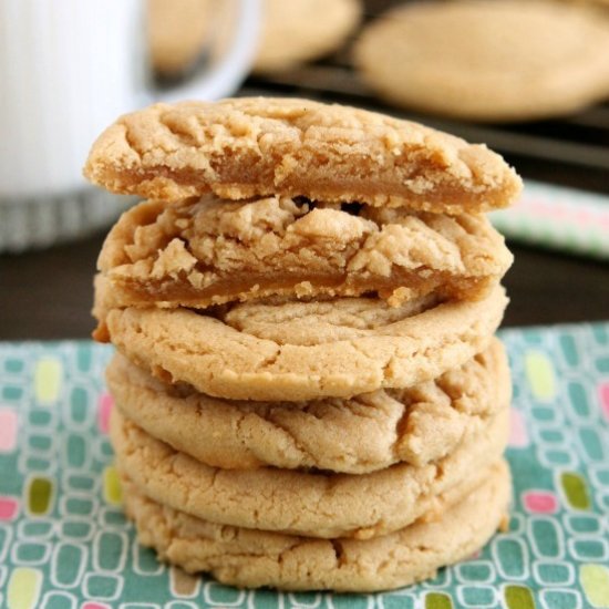 Thick & Chewy Peanut Butter Cookies