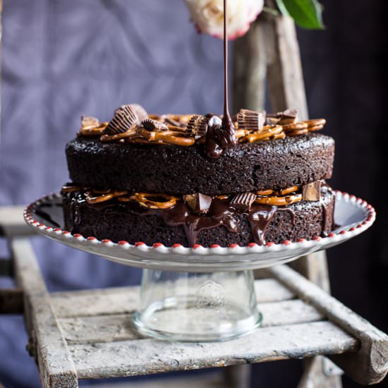 Fudgy One-Bowl Chocolate Cake