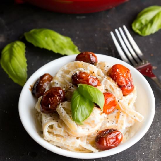 Ricotta Fettuccine with Balsamic