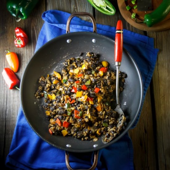 Easy Black Beans and Rice