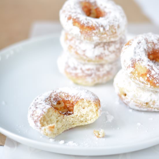 Powdered Sugar Mini Donuts