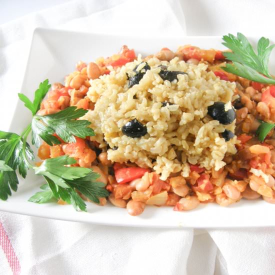 Cinco de Mayo Yellow Rice and Beans