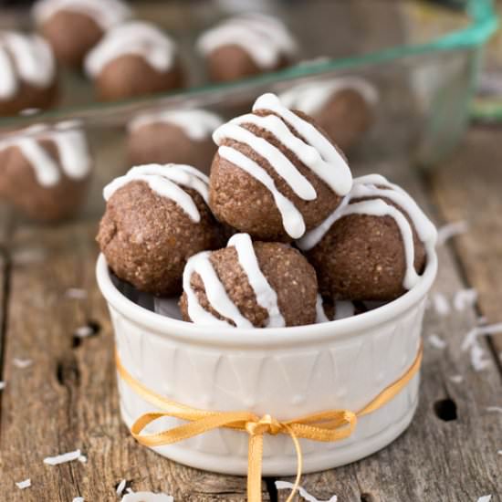 Chocolate and Coconut Bliss Balls