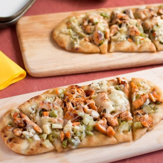 Quick and Easy Salmon Flatbread