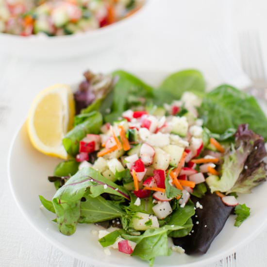 Radish & Cucumber Salad