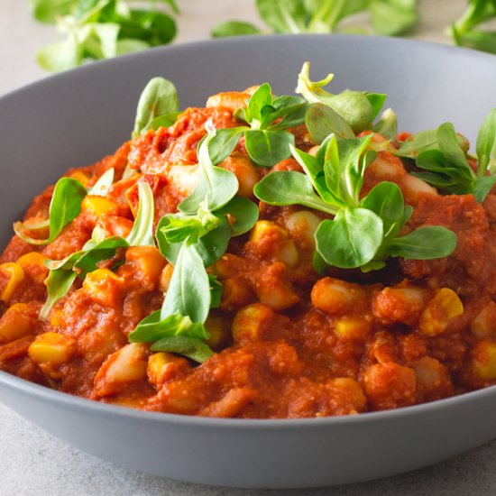 15 Minute Cannellini Bean Stew