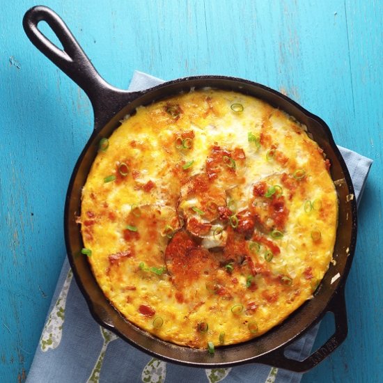 Bacon, Leek and Potato Frittata