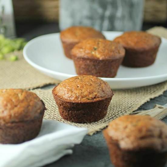 GF Zucchini Raisin Muffins