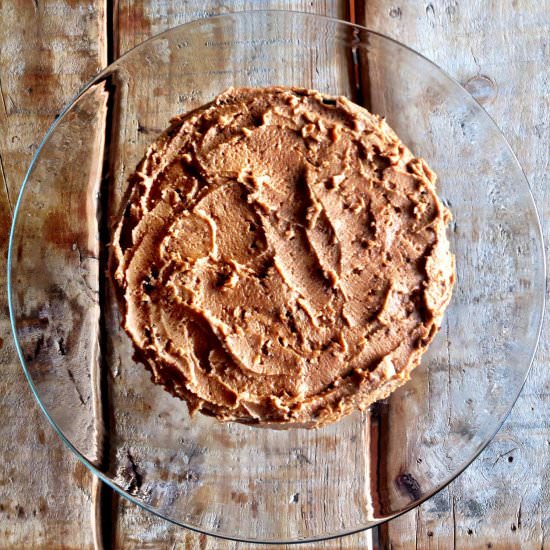 Peanut Butter & Jam Chocolate Cake