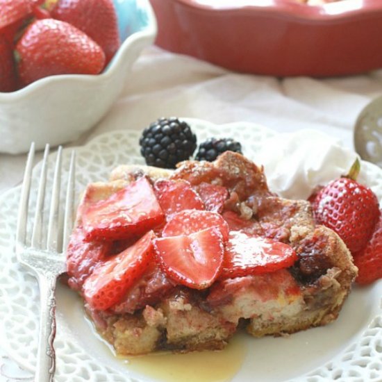 Strawberry Cream Cheese French Toast