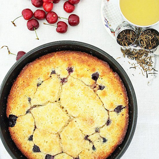 Dark Cherry Buttermilk Cake