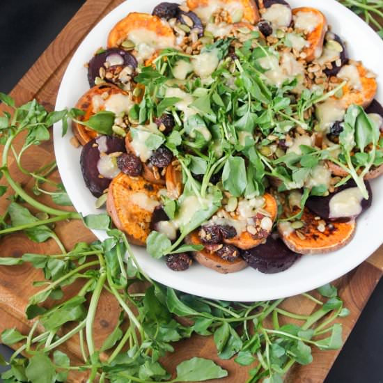 Sweet Potato and Beet Salad