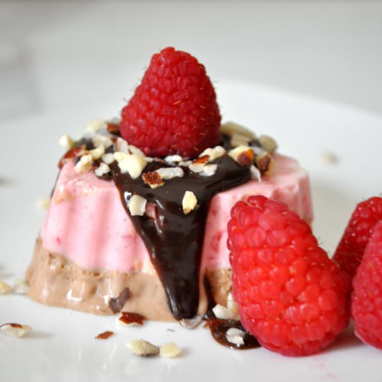 Raspberry-Nutella Semifreddo