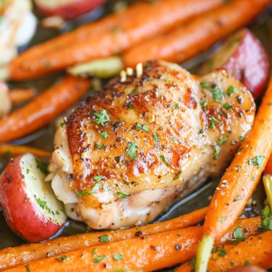 One Pan Garlic Ranch Chicken