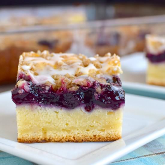 Blueberry Cream Coffee Cake