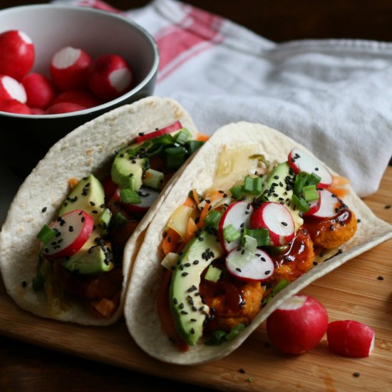 Spicy Korean Tacos