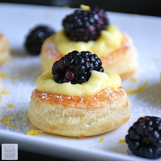 Lemon Blackberry Mini Tarts