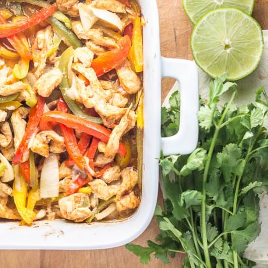 Oven Baked Fajitas