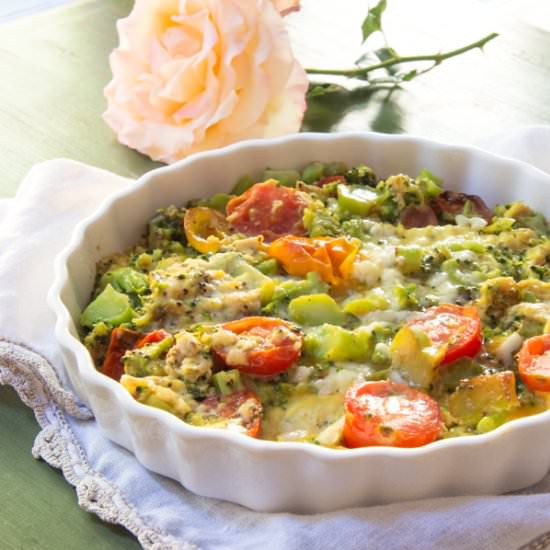 Broccoli Cheddar Frittata