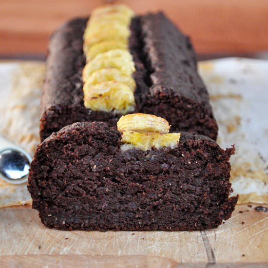 Choc-Banana Brownie Bread