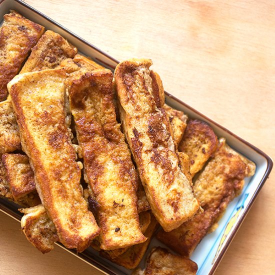 Cinnamon French Toast Sticks