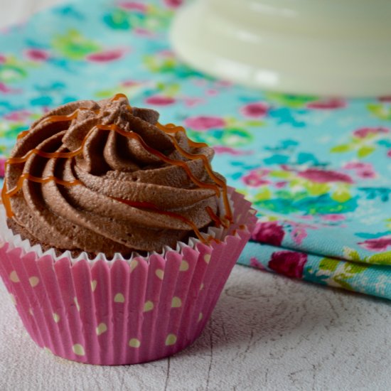 Salted Caramel Chocolate Cupcakes