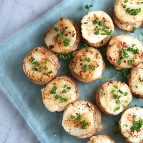 Seared Scallop Bites