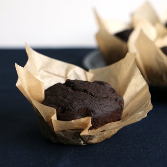 Pear and Carob Muffins