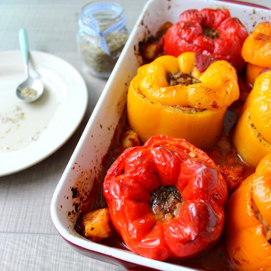 Greek Stuffed Peppers