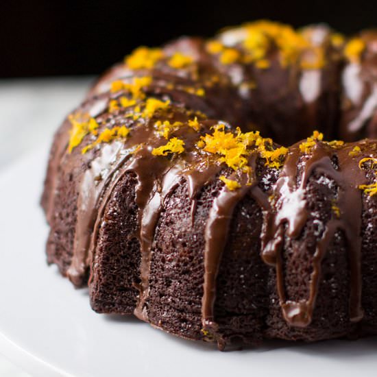 Chocolate Orange Bundt Cake