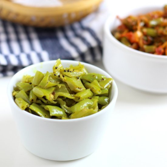 Green Chilies Sambharo