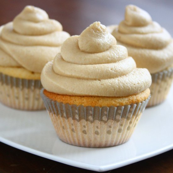 Peanut butter cupcakes