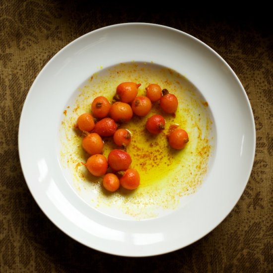 Mustard & Turmeric Braised Radishes