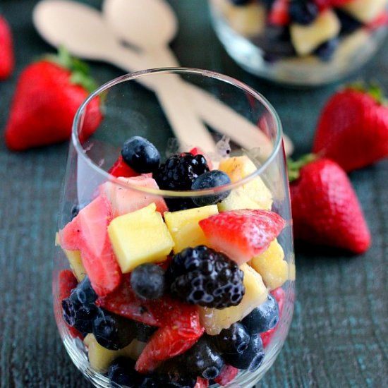 Berry Vanilla Fruit Salad