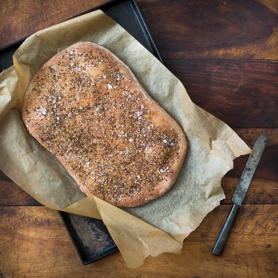 Spelt Focaccia with Ancient Seeds