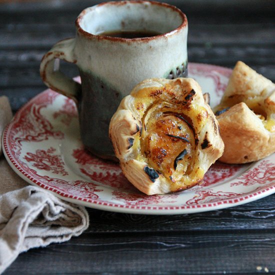 Rose Apple Custard Tarts