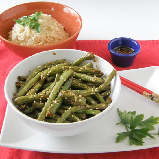 Asian Inspired Green Beans