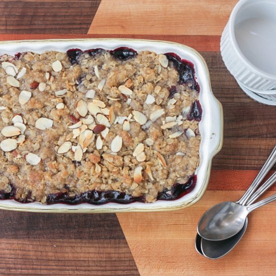 Vegan Cherry Crisp