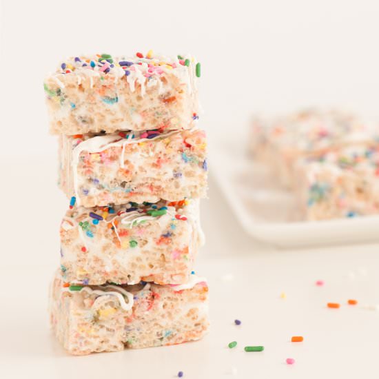 Confetti Rice Krispy Treats