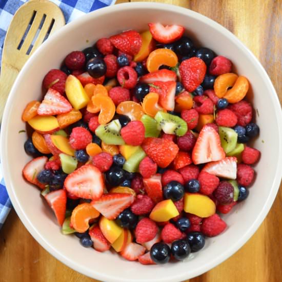 Summer Berry Fruit Salad