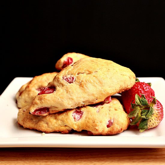 Strawberry Scones