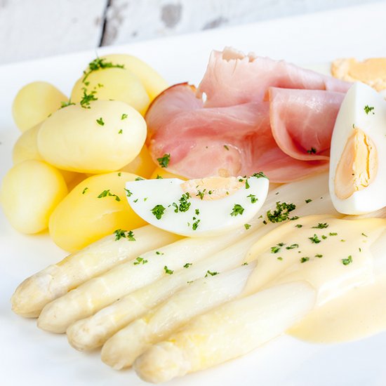 White Asparagus and Hollandaise