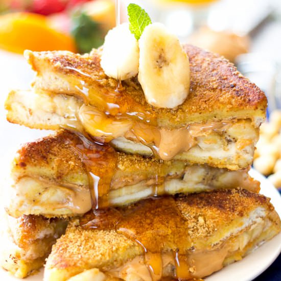 Best Ever PB-Banana French Toast