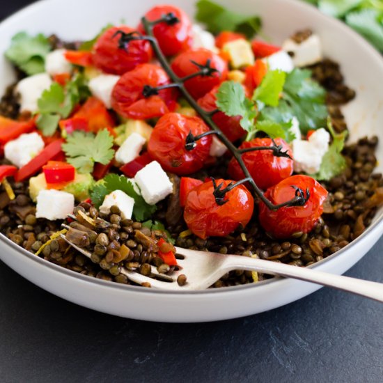 Green Lentil Salad