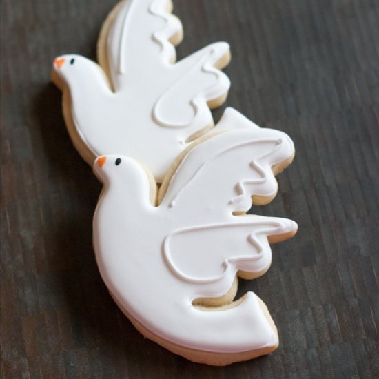 Confirmation Dove Cookies